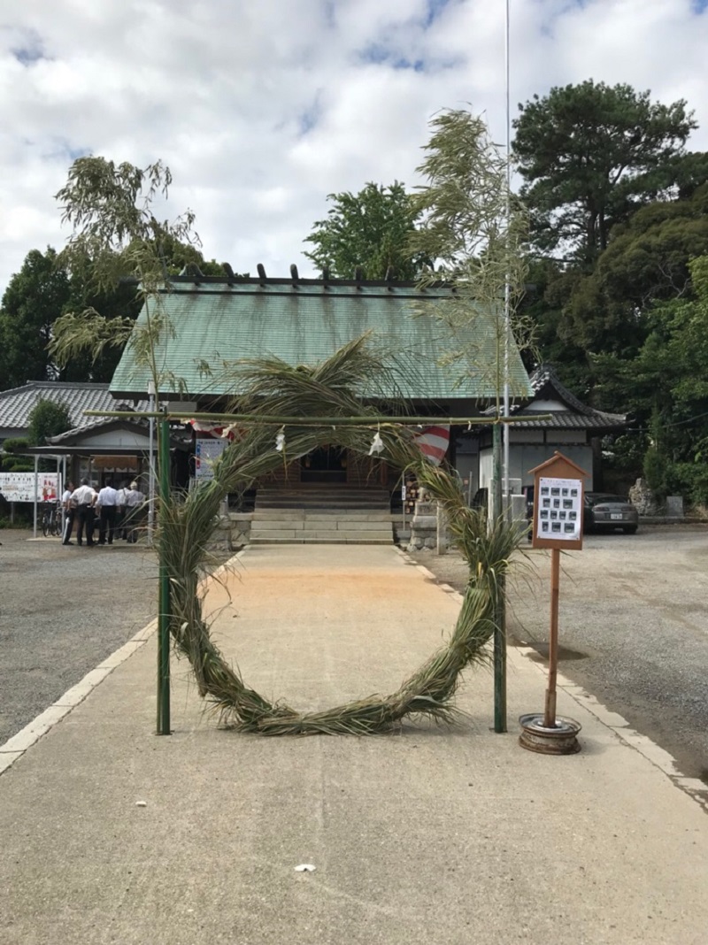 茅の輪くぐり