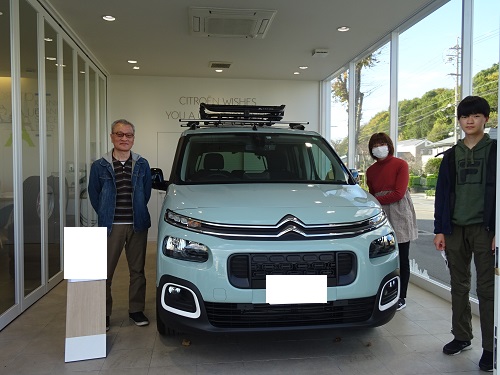 BERLINGO ご納車です。