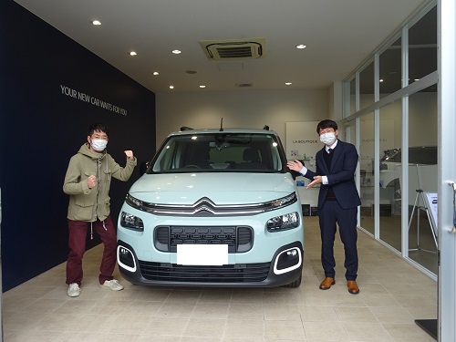 BERLINGO ご納車です。
