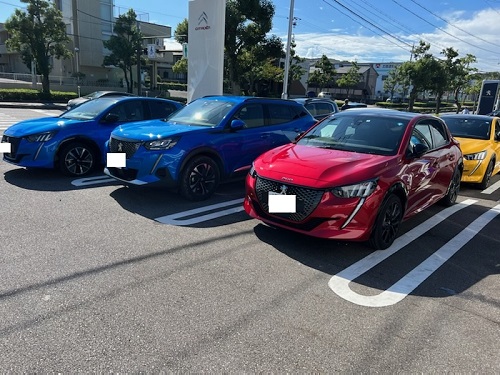 現行モデルの代車たち