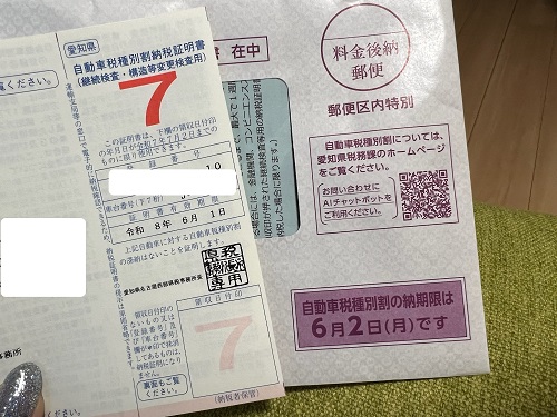 自動車税の納付はお済みでしょうか？