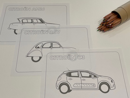 CITROEN  塗り絵