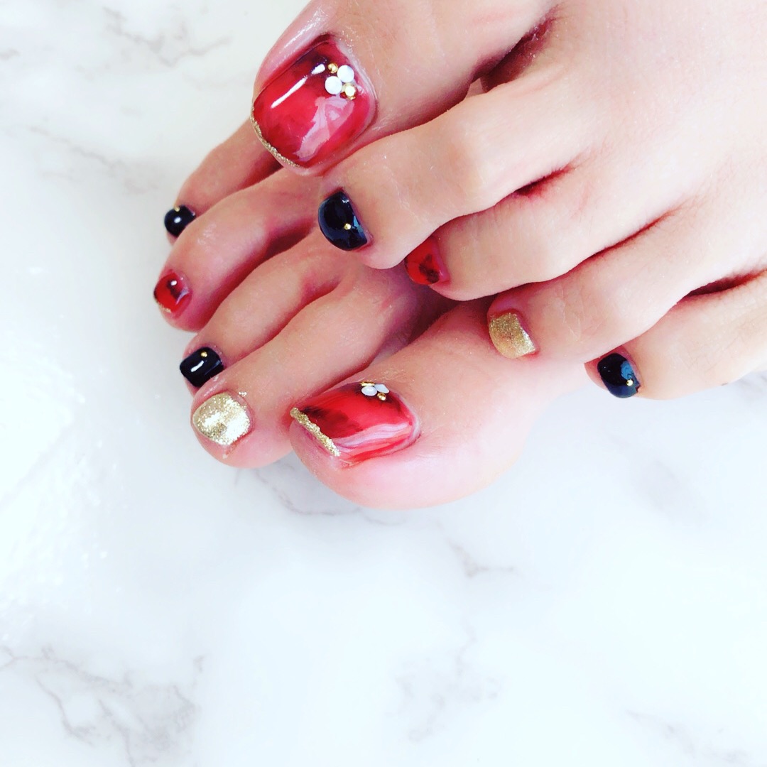 Footネイル　チェンジ