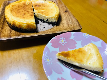 チーズケーキをつくる