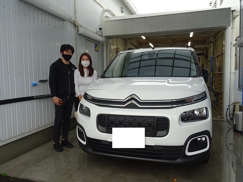 BERLINGOご納車です。