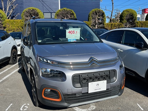 高年式走行距離極少車あります☆BERLINGO