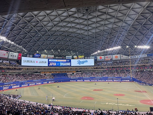 侍ジャパンVS中日戦